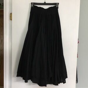 Hard Tail Flaired Cotton Skirt XS